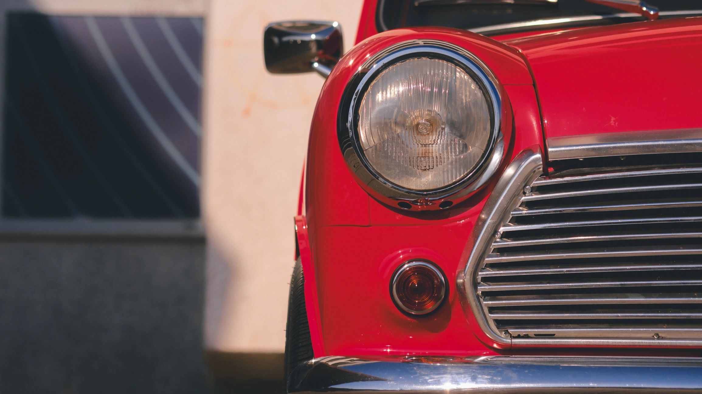 MINI car details wheels lights