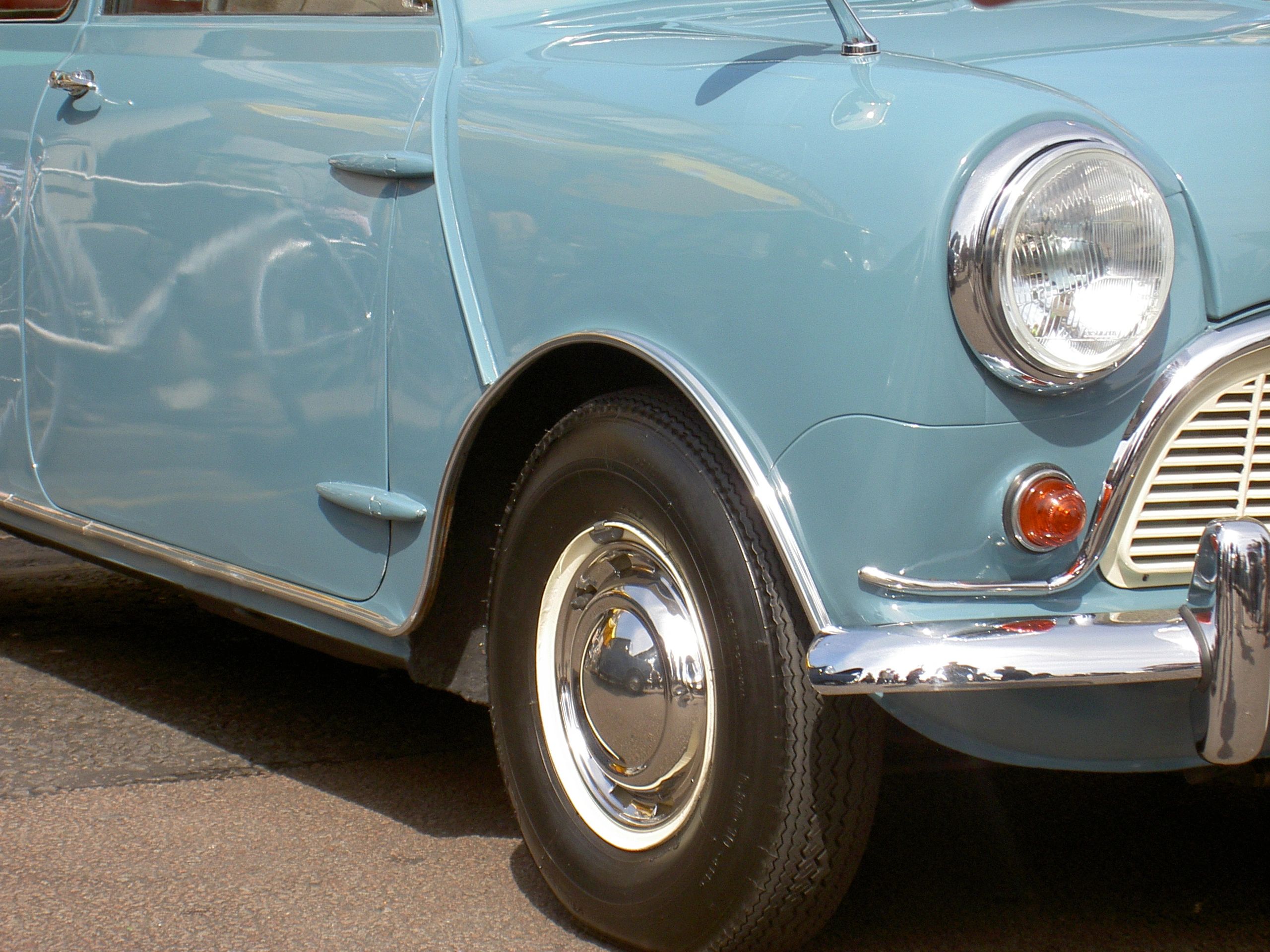 MINI car details wheels lights